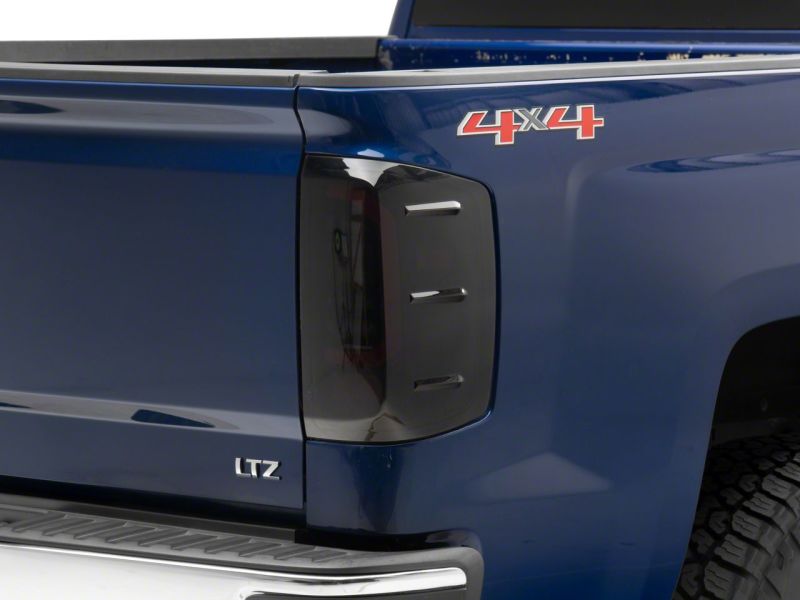 Raxiom 14-18 Chevrolet Silverado 1500 Axial Series LED Tail Lights- Blk Housing (Smoked Lens) S151298 S151298 Photo - Close Up
