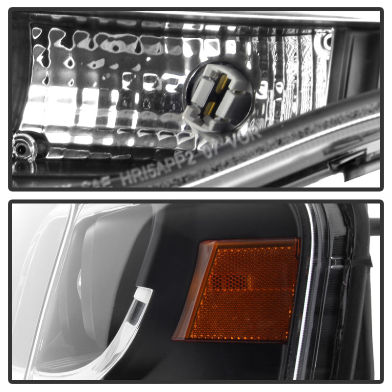 Spyder Ford Expedition 07-13 Projector Headlights Light Tube DRL Blk PRO-YD-FE07-LTDRL-BK 5079503 5079503 User 1