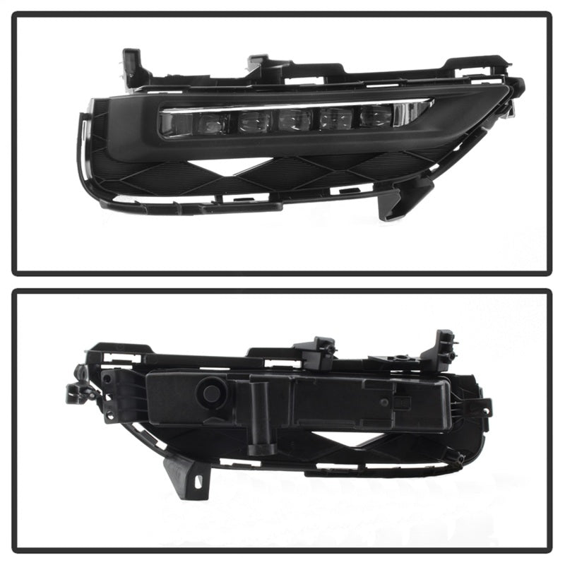 Spyder Honda Accord Coupe 2016-2017 OEM LED Fog Lights W/Switch- Clear FL-HA2016-2D-LED-C 5083043 5083043 Photo - Unmounted
