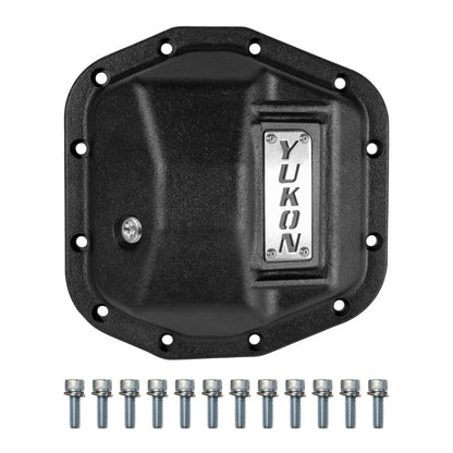 Yukon Gear & Axle Yukon Gear Hardcore Front Nodular Iron Cover for Jeep Wrangler JL Dana 44/210mm YHCC-D44JL-FRONT YHCC-D44JL-FRONT Photo - Primary