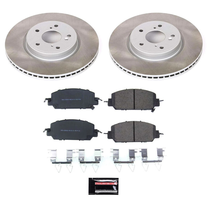 PowerStop Power Stop 17-23 Honda CR-V Front Semi-Coated Rotor Kit SC7872 SC7872 Photo - Primary