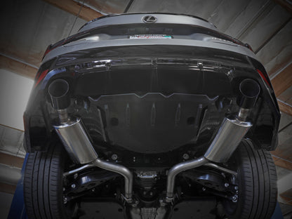 aFe Lexus IS350 14-22 V6-3.5L Takeda Axle-Back Exhaust System- Carbon Fiber Tip 49-36060-C 49-36060-C Photo - Mounted