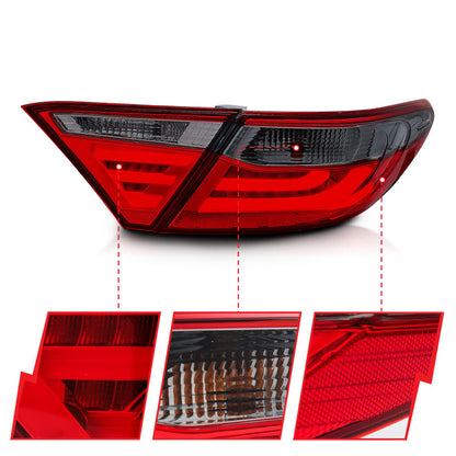 Anzo 2015-2016 Toyota Camry LED Taillights Smoke 321336 Photo - Unmounted