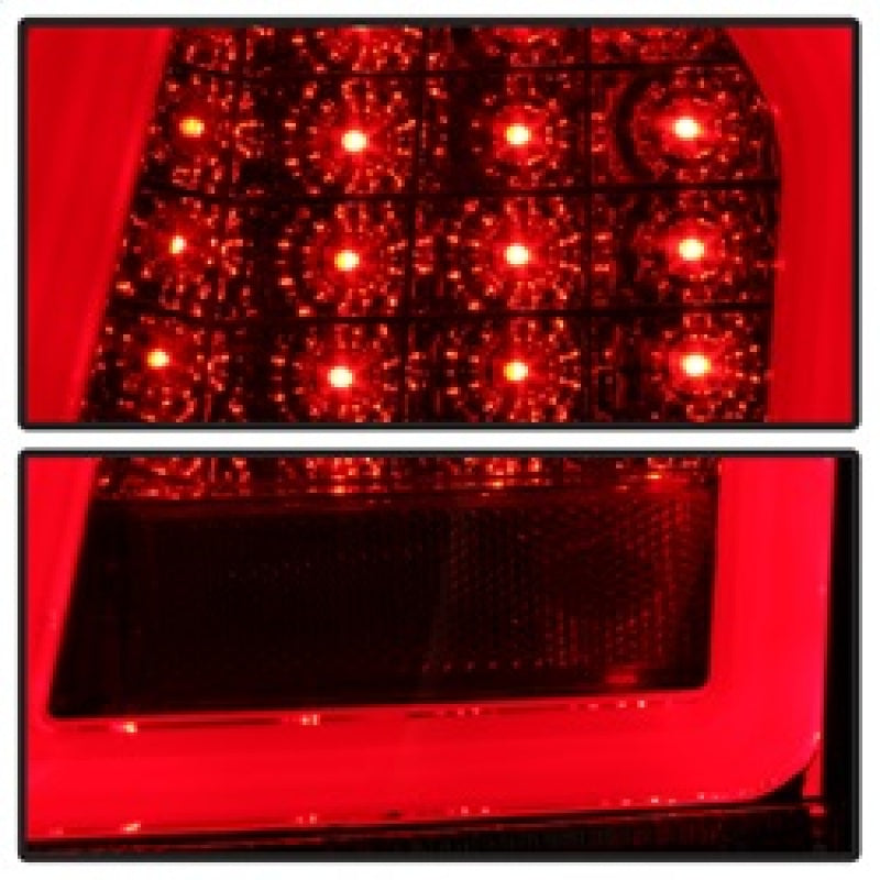 Spyder 05-07 Chrysler 3000C Verison 2 Light Bar LED Tail Lights - Red Clear (ALT-YD-C305V2-LED-RC) 5083364 5083364 Photo - Unmounted