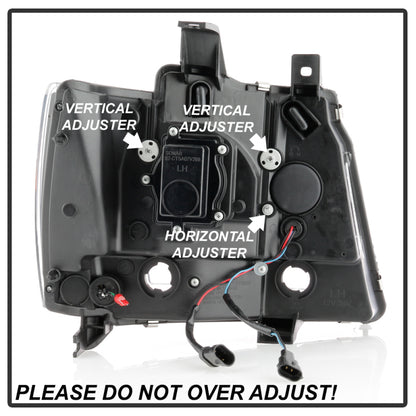 Spyder Chevy Suburban 1500/2500 07-14 Tahoe 07-14 LED Headlights Black PRO-YD-CSUB07V2PL-BK 5087515 5087515 User 4