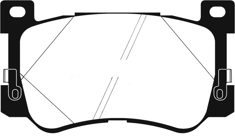 EBC 2017+ Genesis G90 5.0L Yellowstuff Front Brake Pads DP43076R DP43076R Photo - Primary