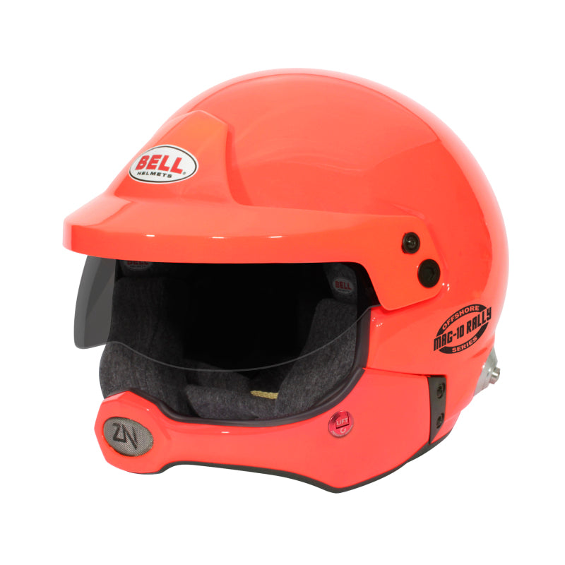 Bell Mag-10 Rally Pro (HANS) 59 (7 3/8) FIA8859/SA2020 - Size 59 (Orange) 1346026 1346026 Photo - Primary
