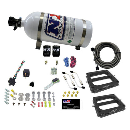 Nitrous Express Dual Dom/Gas Nitrous Kit (100-500HP) w/10lb Bottle 50270-10 50270-10 Photo - Primary