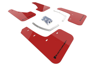 Rally Armor  18-19 Subaru Ascent UR Red Mud Flap w/ Black Logo MF49-UR-RD/BLK Photo - Primary
