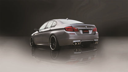 Corsa 12-13 BMW M5 F10 Polished Sport Axle-Back Exhaust 14934 14934 Photo - Mounted