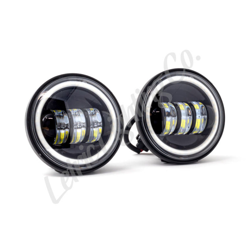 Letric Lighting 4.5in Passing Lamps W/Halo Blk LLC-LPL-BH LLC-LPL-BH Photo - Primary
