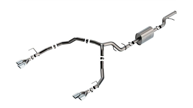 Borla 21-22 Chevrolet Tahoe 5.3L V8 2/4WD 4DR 3in/2.75in S-Type Cat-Back Exhaust w/ Chrome Tips 140857 140857 Photo - Primary