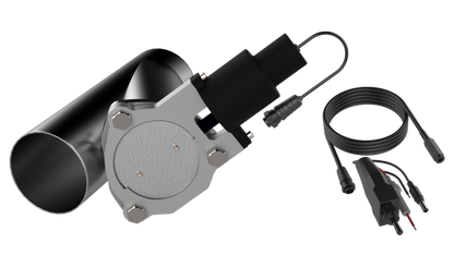 QTP 3.5in Bolt-On QTEC Electric Cutout Valve - Single QTEC35 QTEC35 Photo - Primary
