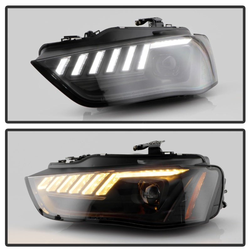 Spyder 13-16 Audi A4/S4 Halogen Model Only Projector Headlights - Black PRO-YD-AA413HALSI-BK 5088321 5088321 Photo - Unmounted