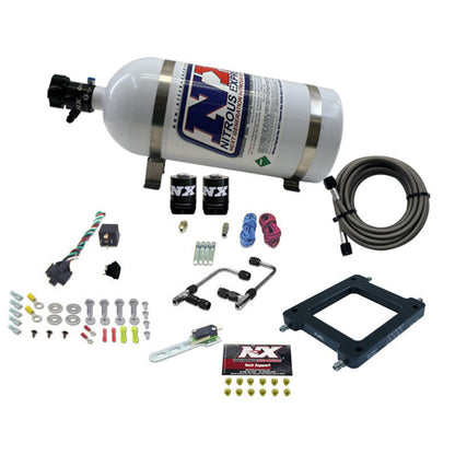 Nitrous Express Dominator Gemini Stage 6 Alcohol Nitrous Kit w/10lb Bottle 60075-10 60075-10 Photo - Primary