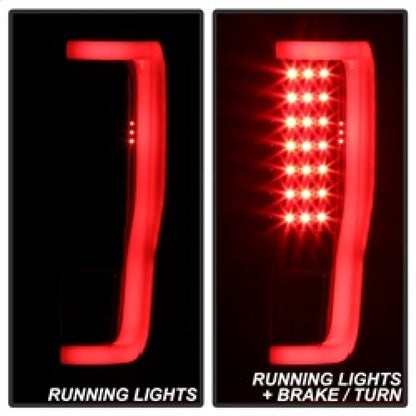 SPYDER xTune 17-18 Ford F-250 Super Duty (Excl LED Models) LED Tail Lights - Black (ALT-ON-FS17-LBLED-BK) 9041600 9041600 Photo - Unmounted