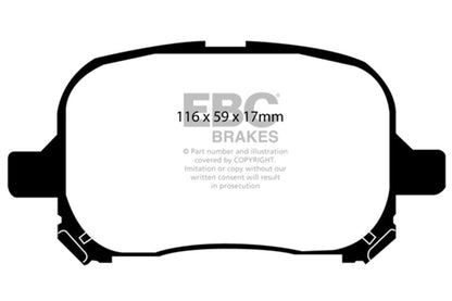 EBC Disc Brake Pad Set UD707 Photo - Primary