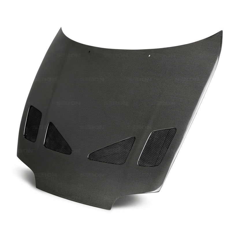 Seibon Carbon Fiber Hood For 1993-1998 Toyota Supra HD9398TYSUP-TR Photo - Primary
