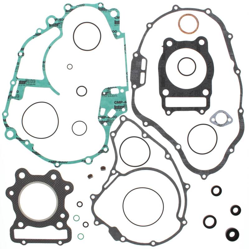 Vertex Pistons Vertex Gaskets 85-87 Honda ATC250ES Complete Gasket Kit w/ Oil Seals 811802 811802 Photo - Primary