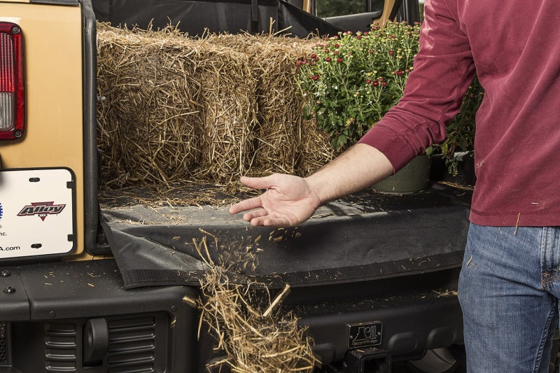 Rugged Ridge C3 Cargo Cover,No Subwoofer;07-18 Jeep Wrangler JKU,4 Door 13260.01 Photo - Mounted