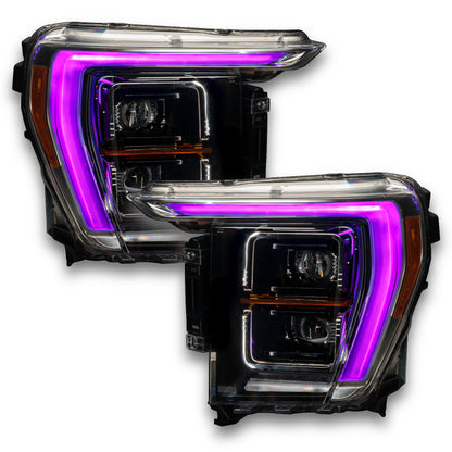 ORACLE Lighting Oracle 21-22 Ford F-150 ColorSHIFT RGB+W Headlight DRL Upgrade Kit w/ RF Controller 1460-330 1460-330 Photo - Unmounted