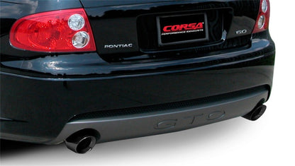 Corsa Performance 2.5" Dual Rear Exit Cat-Back Exhaust System with 4.0" Tips Sport Sound 14189BLK Photo - Mounted