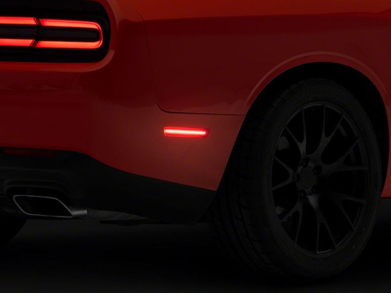 Raxiom 15-23 Dodge Challenger Excluding Widebody Axial Series LED Side Marker Lights- Clear CH3215 CH3215 Photo - Close Up