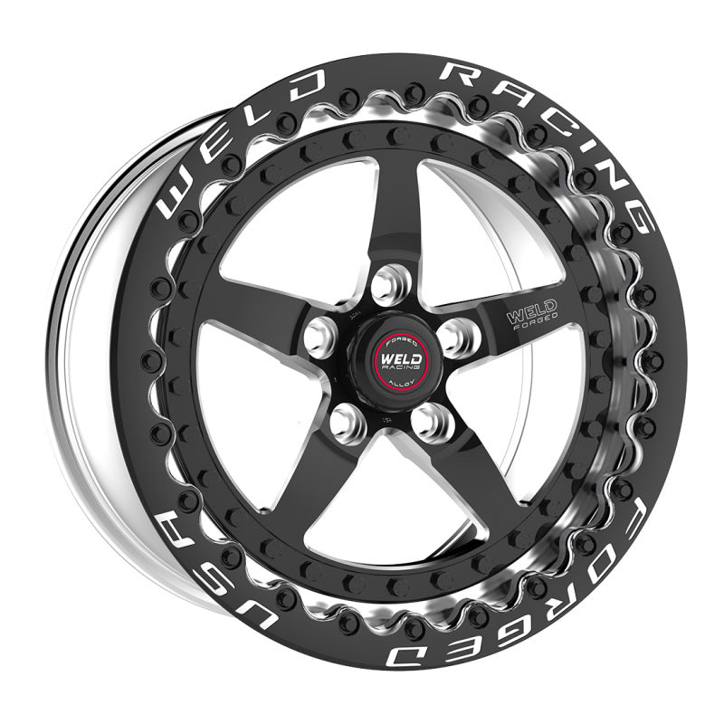 Weld Weldstar RT 17x11 / 5x4.75mm BP / 7.7in. BS Black Wheel - Black Single Beadlock 91HB7110B77F 91HB7110B77F User 1