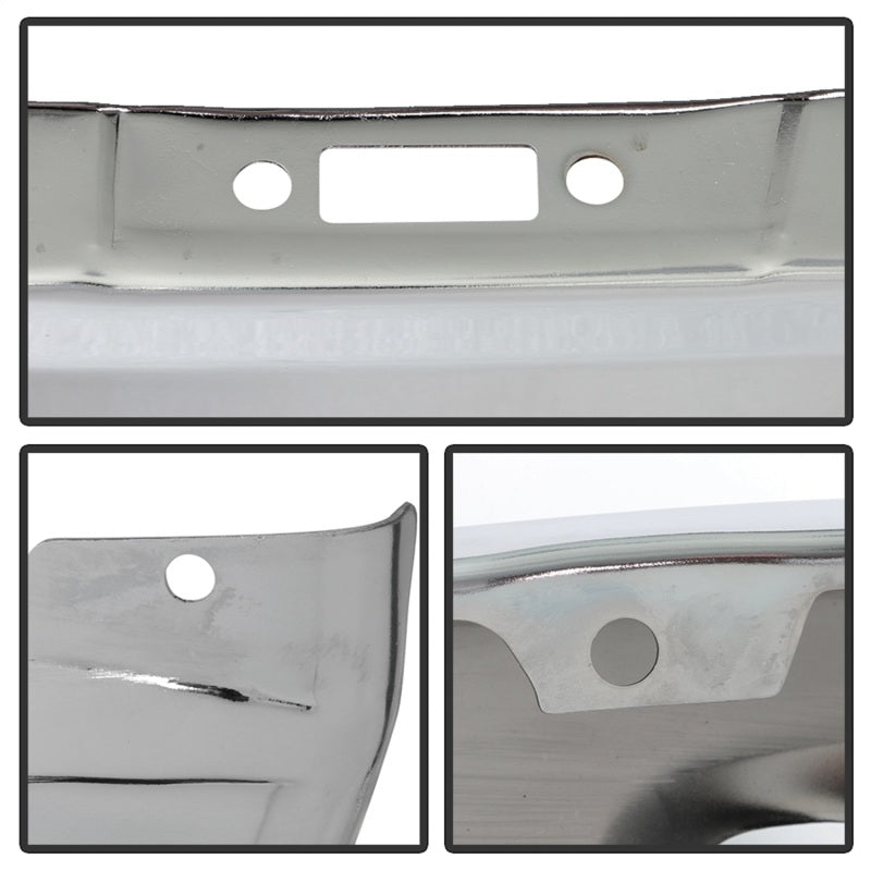 Spyder Dodge Ram 1500 13-18 Bottom w/o Sensor w/Fog Light Hole Front Bumper-Chrome (OEM 68160853AB) 9948503 9948503 Photo - Unmounted