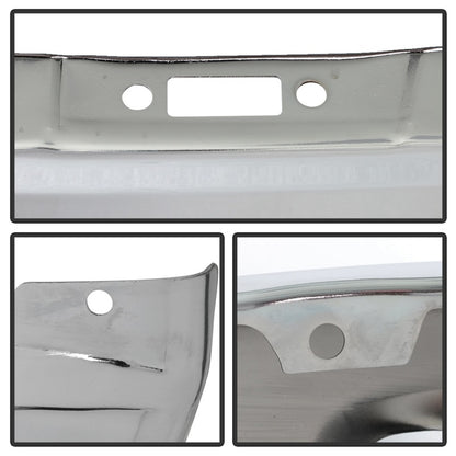 Spyder Dodge Ram 1500 13-18 Bottom w/o Sensor w/Fog Light Hole Front Bumper-Chrome (OEM 68160853AB) 9948503 9948503 Photo - Unmounted