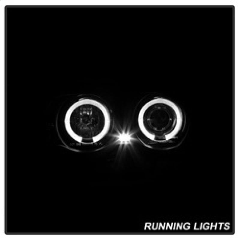 Spyder 99-01 BMW E46 3 Series 4DR Projector Headlights 1PC LED Halo (PRO-YD-BMWE46-4D-HL-AM-BSM) 5084804 5084804 Photo - Unmounted