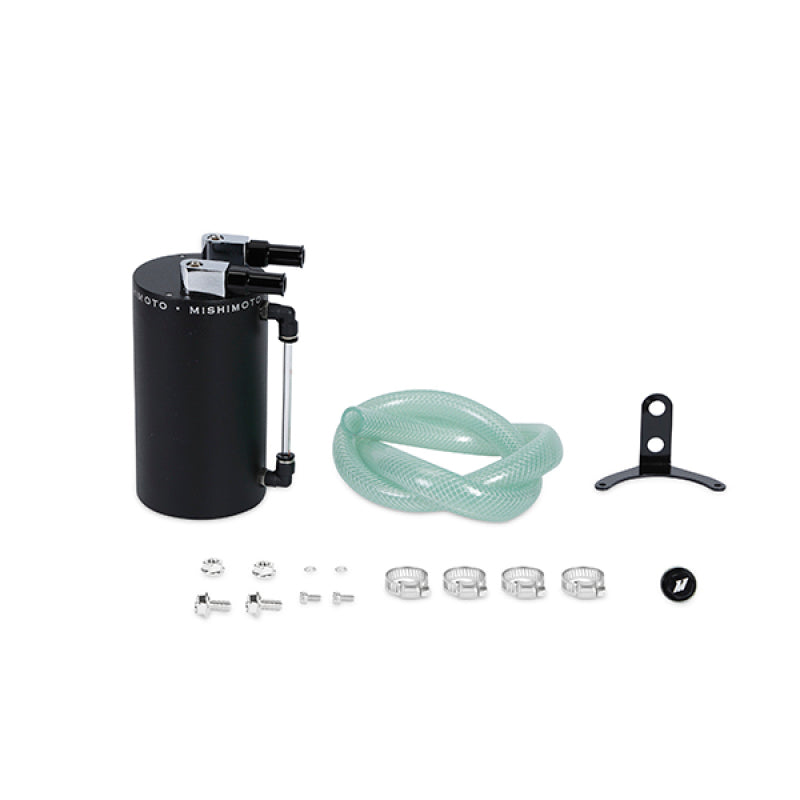 Mishimoto Aluminum Oil Catch Can - Wrinkle Black Large MMOCC-LAWBK Photo - Primary