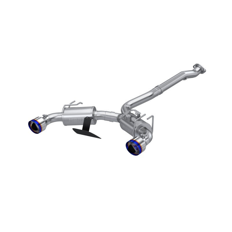 MBRP 2023 Toyota Corolla GR 1.6L T304 Stainless Steel 3in Cat-Back Dual Split Rear w/ Burnt End Tips S43023BE S43023BE Photo - Primary
