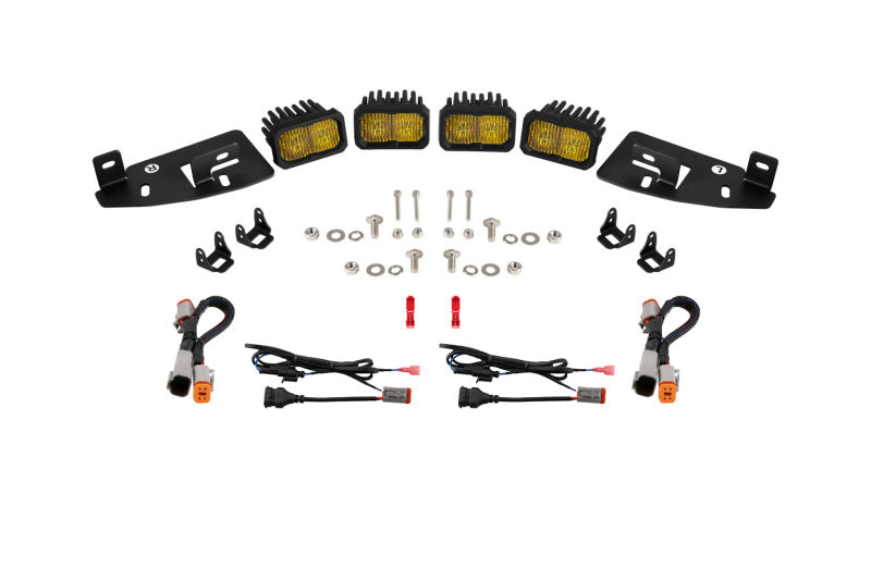Diode Dynamics SSC2 LED Fog Pocket Kit for 2019-Present Ram - Yellow Sport DD7623 DD7623 Photo - Primary