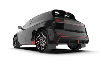 Rally Armor 2025 Hyundai Ioniq 5 N Black Mud Flap w/ Red Logo MF117-UR-BLK-RD MF117-UR-BLK-RD User 1