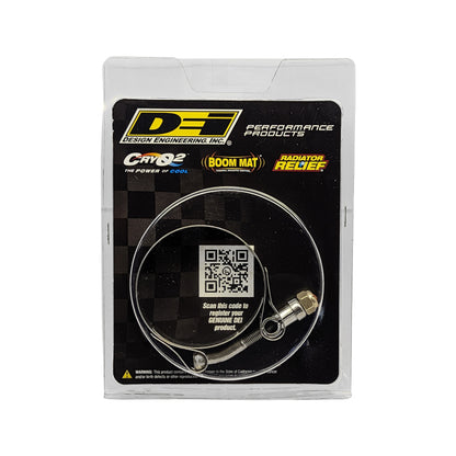 DEI Stainless Clamp 2.25in to 2.56in - Wide Band Clamp 1 per pack 10214 10214 Photo - Unmounted
