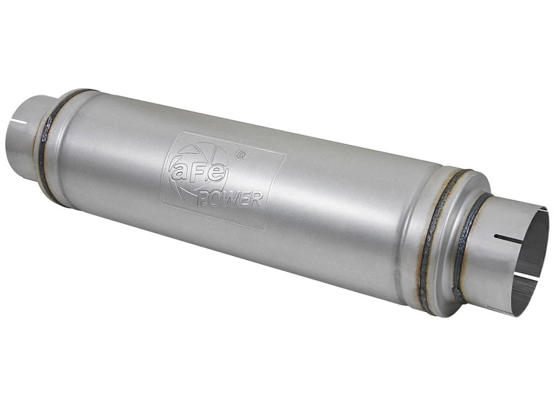 aFe ATLAS Aluminized Steel Muffler 5in Inlet / Outlet x 7in Dia x 24in len 49M00023 Photo - Primary
