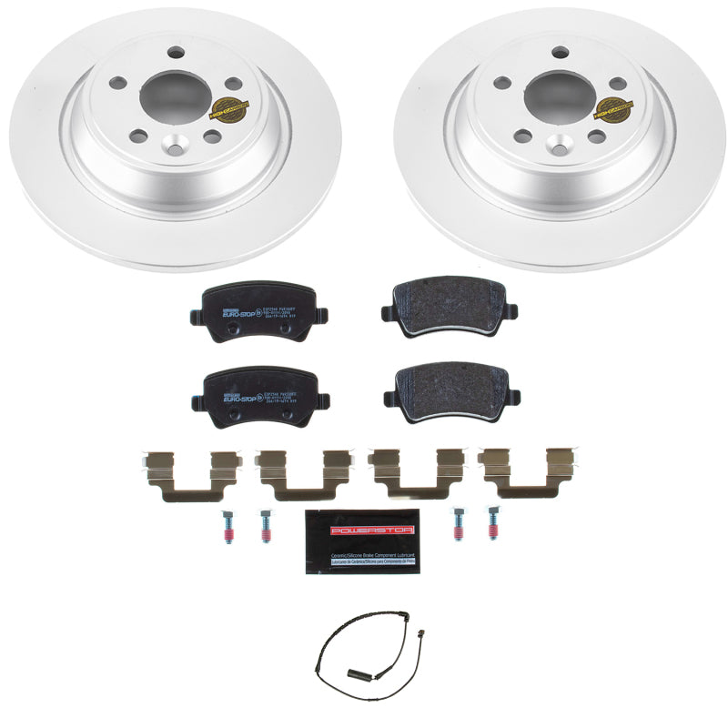 PowerStop Power Stop 12-15 Land Rover Range Rover Evoque Rear Euro-Stop Brake Kit ESK6293 ESK6293 Photo - Primary