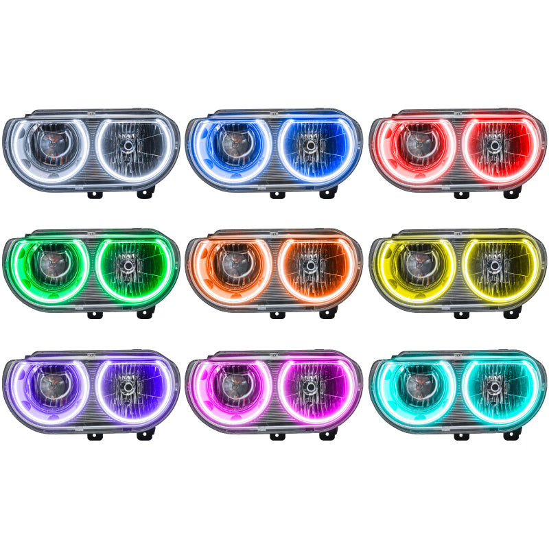 ORACLE Lighting Oracle 08-14 Dodge Challenger SMD HL (Non-HID) - ColorSHIFT w/o Controller 7720-334 7720-334 Photo - out of package