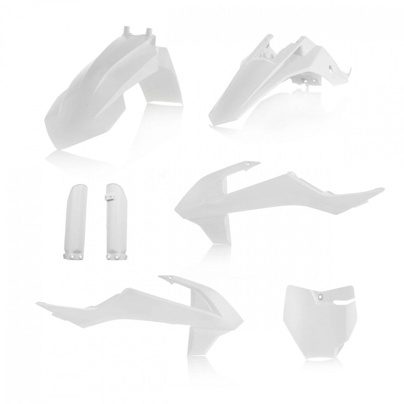 Acerbis 19+ KTM SX65/ 21-23 GasGas MC65(No Air Box/Covers) Full Plastic Kit - White 2791520002 2791520002 Photo - Primary