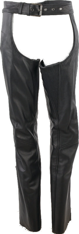 Kuryakyn Leather By River Road Plains Leather Chaps Black Womens - 3XL 094430 094430 User 3
