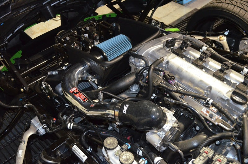 Injen 2015-2017 Polaris Slingshot 2.4L 4 Cyl Wrinkle Red Short Ram Intake w/ Heat Shield PS7000WR PS7000WR Photo - Primary
