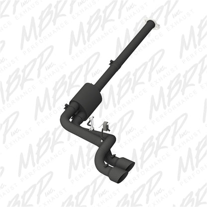MBRP 09-14 Ford F150 Pre-Axle 4.5in OD Tips Dual Outlet 3in Black Coated S5261BLK Photo - Primary