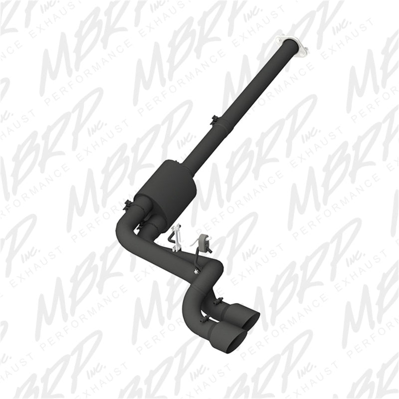 MBRP 09-14 Ford F150 Pre-Axle 4.5in OD Tips Dual Outlet 3in Black Coated S5261BLK Photo - Primary