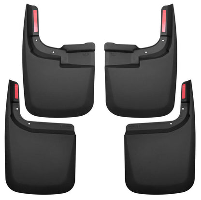 Husky Liners 2017 Ford F-250/F350 Custom-Molded Front and Rear Mud Guards (4pc) 58466 Photo - Primary