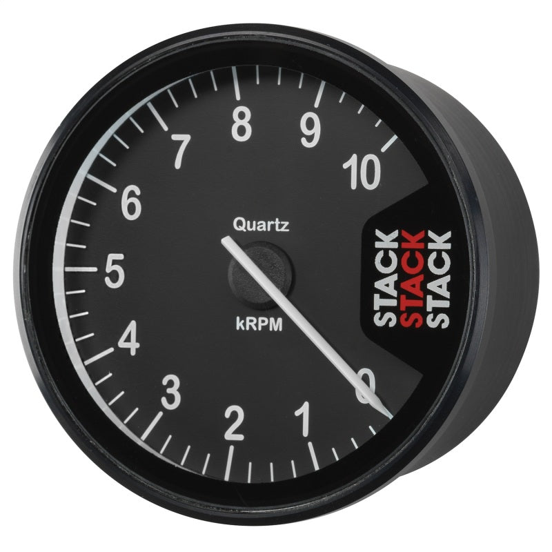 Autometer Stack Clubman Tachometer 80mm 0-10K RPM - Black ST200-010 ST200-010 User 2