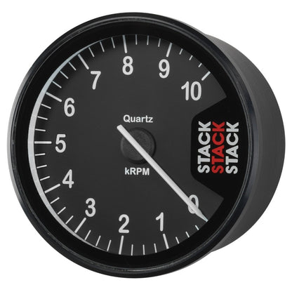 Autometer Stack Clubman Tachometer 80mm 0-10K RPM - Black ST200-010 ST200-010 User 2