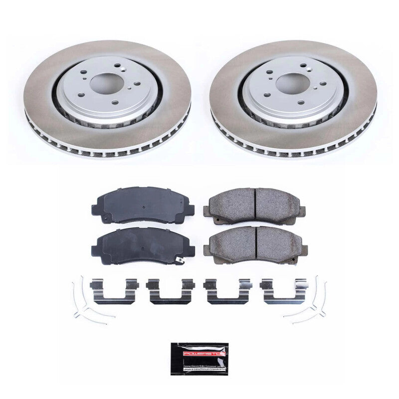 PowerStop Power Stop 15-20 Acura TLX Front Semi-Coated Rotor Kit SC7214 SC7214 Photo - Primary