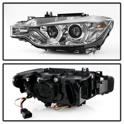 Spyder Signature BMW F30 3 Series 12-14 4DR Projector Headlights - Chrome (PRO-YD-BMWF3012-AFSHID-C) 5086822 5086822 User 1