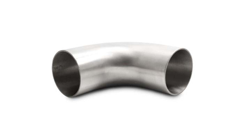 Vibrant 2.5in OD 4.13in Tangent Length T304 SS 90 Deg Mandrel Bend w/Extended Leg Length 13350 13350 User 1
